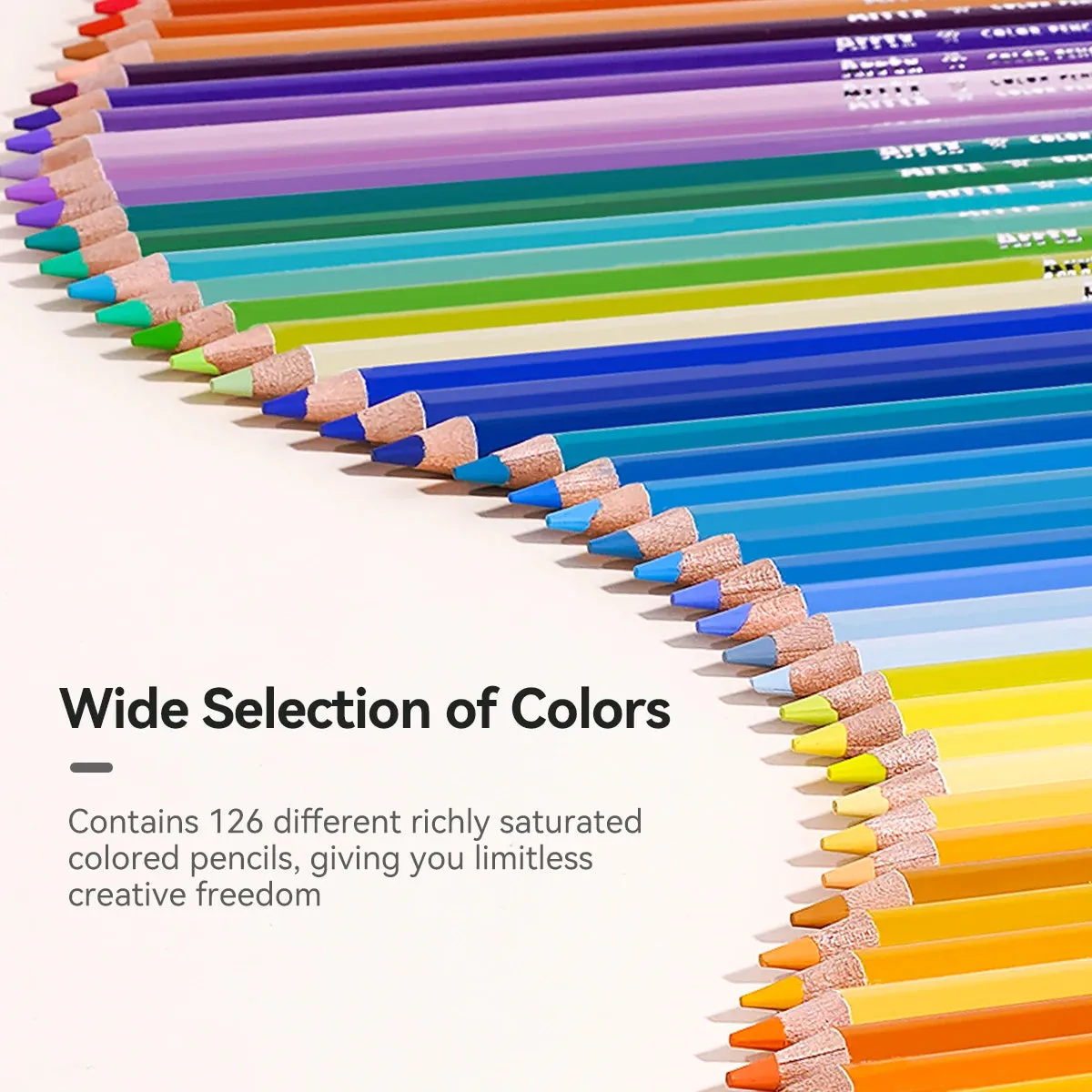 126 Soft Core Colored Pencils Set