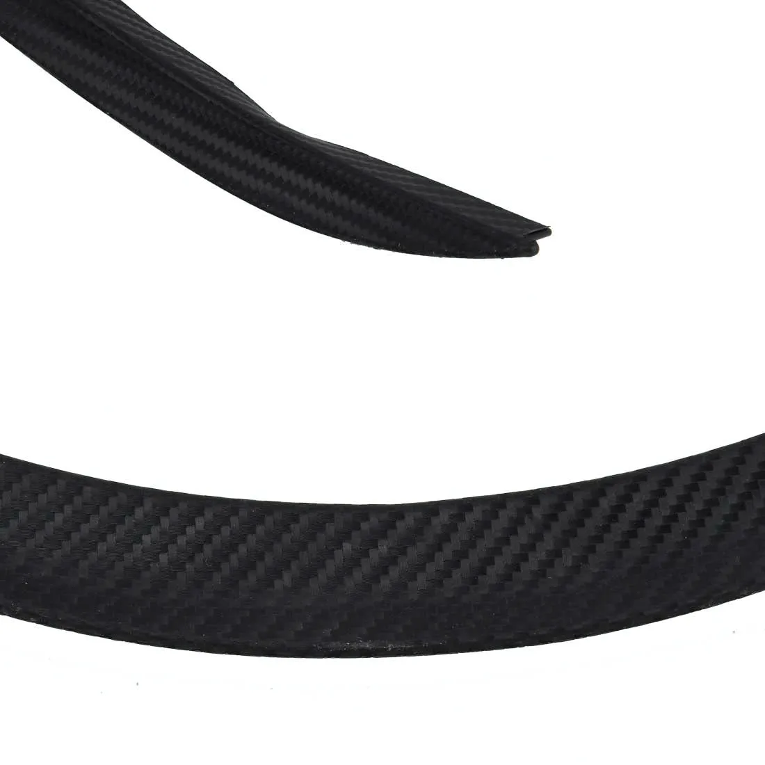 2 Pcs 45Cm Car Stickers | Rubber Large Round Arc Strips | Universal Fender Flares | Wheel Eyebrow Decal | Black Striped