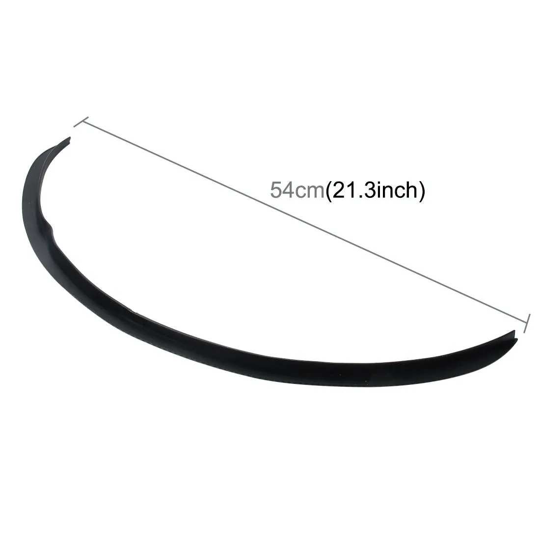 2 Pcs 45Cm Car Stickers | Rubber Large Round Arc Strips | Universal Fender Flares | Wheel Eyebrow Decal | Black Striped
