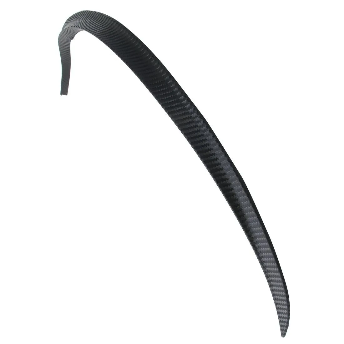 2 Pcs 45Cm Car Stickers | Rubber Large Round Arc Strips | Universal Fender Flares | Wheel Eyebrow Decal | Black Striped