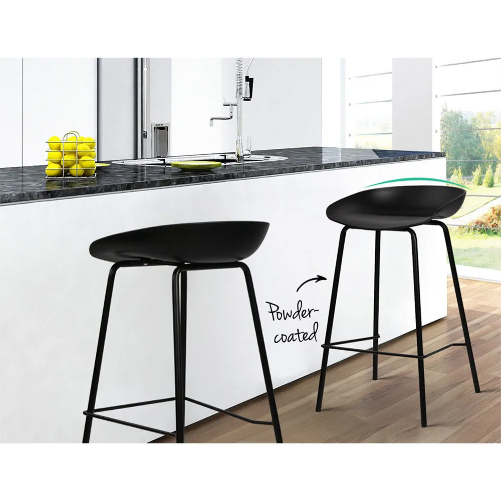 2x Bar Stools | Kitchen Counter Stools | Metal
