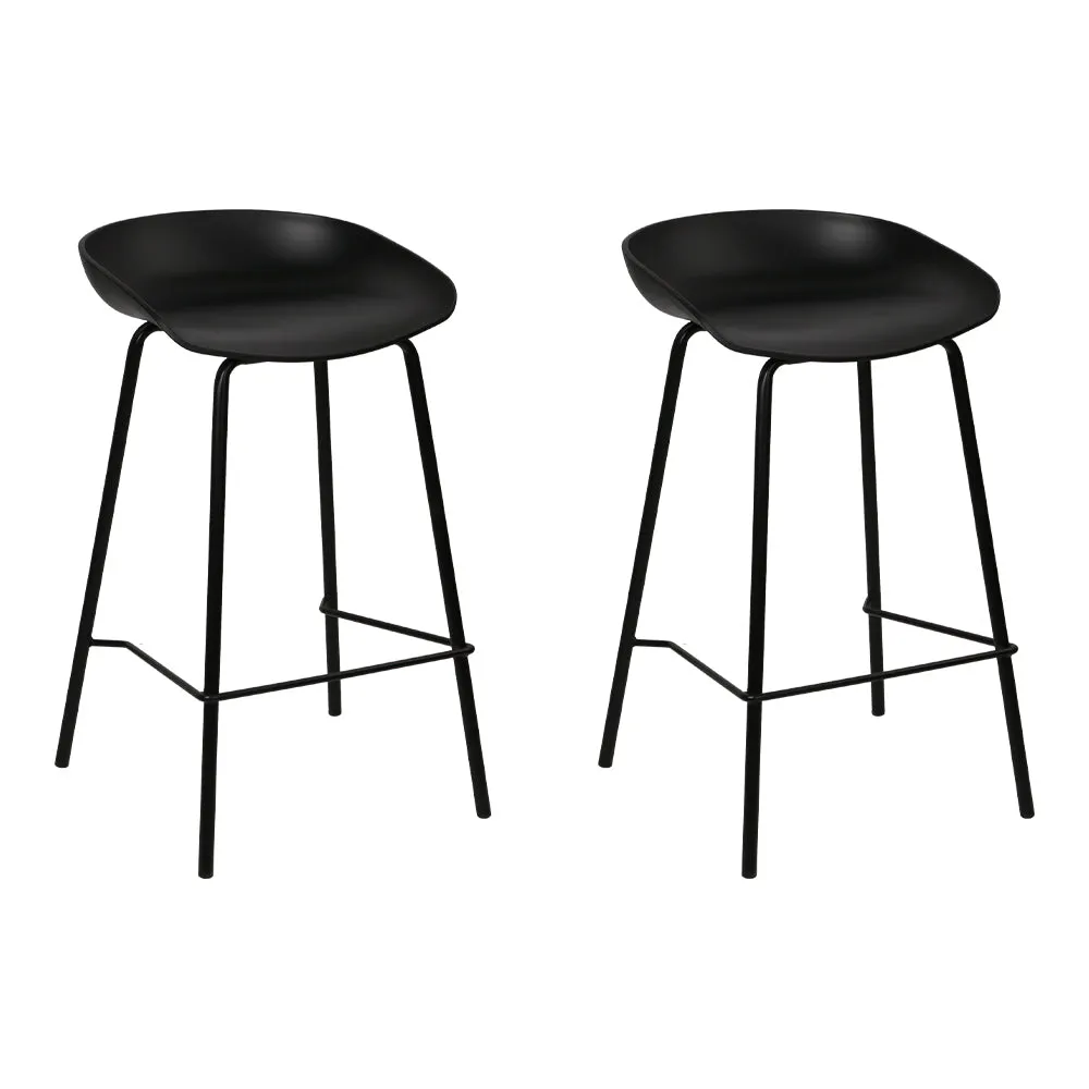 2x Bar Stools | Kitchen Counter Stools | Metal
