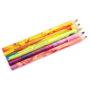 4-Color Mixed Lead Pencils Set – Thick Core Colored Pencils
