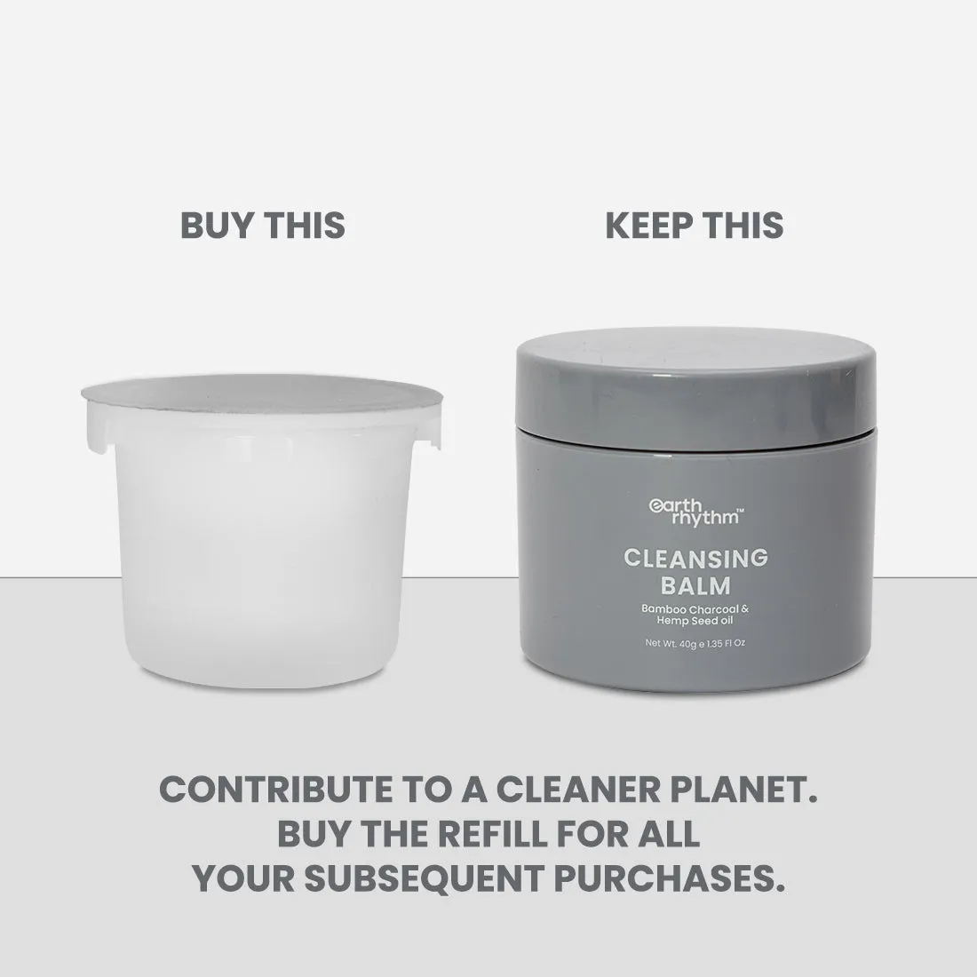 BAMBOO CHARCOAL & HEMP SEED OIL CLEANSING BALM