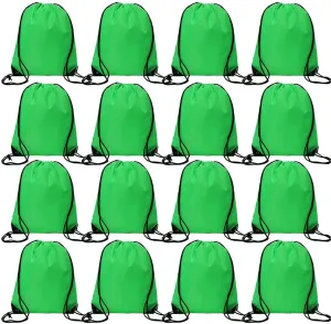 Bulk Drawstring Bags, Polyester Draw String Bags, Gym Sports Cinch Bag Drawstring Backpack for Women Men