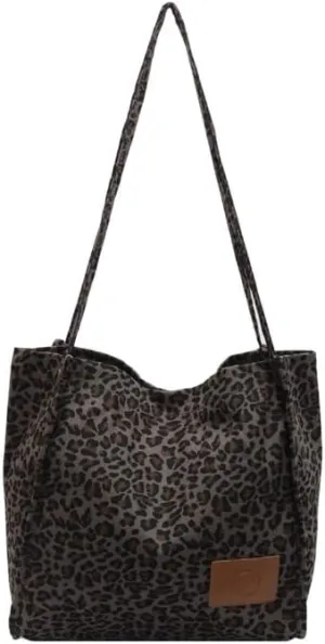 Cheetah Purses for Women Handbag, Fashion Tote Bag Shoulder Bag Aesthetic Leopard Print Purse Hobo Bags Large Handbags (black)