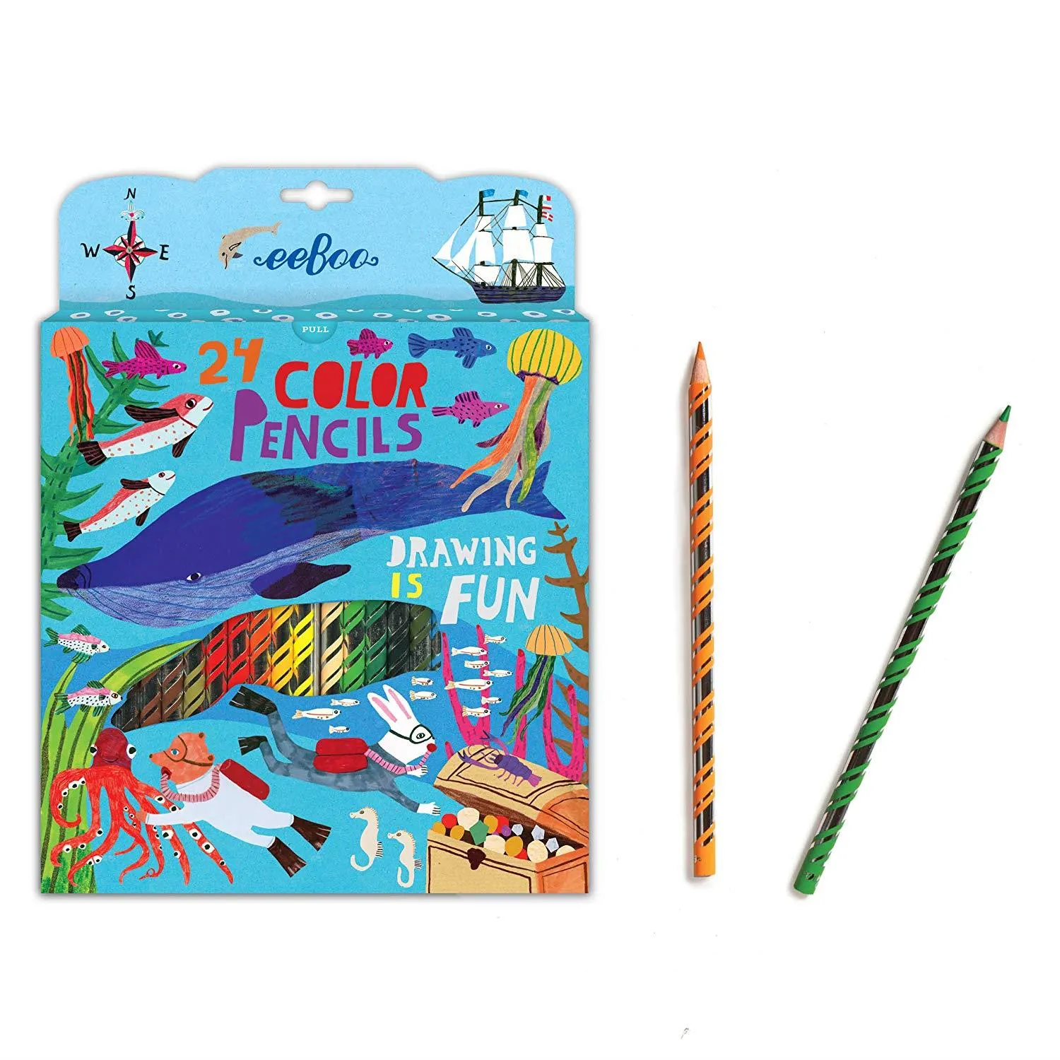Coloured Pencils | In The Sea (Set of 24)