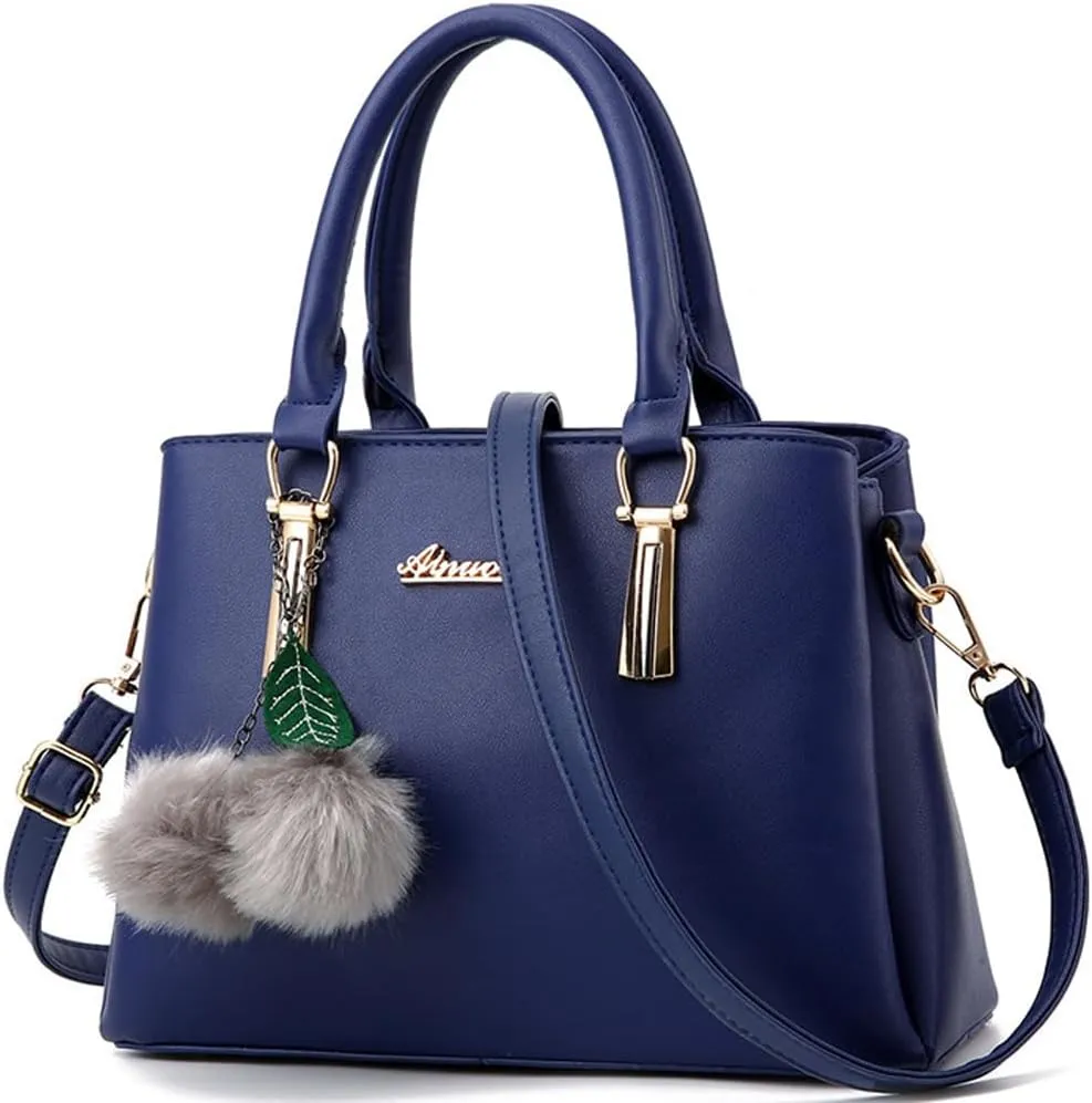 Dayfine Handbags and Purse for Women Vegan Leather Satchel Bag Top Handle Handbag Shoulder Bags Crossbody Bag Ladies Totes