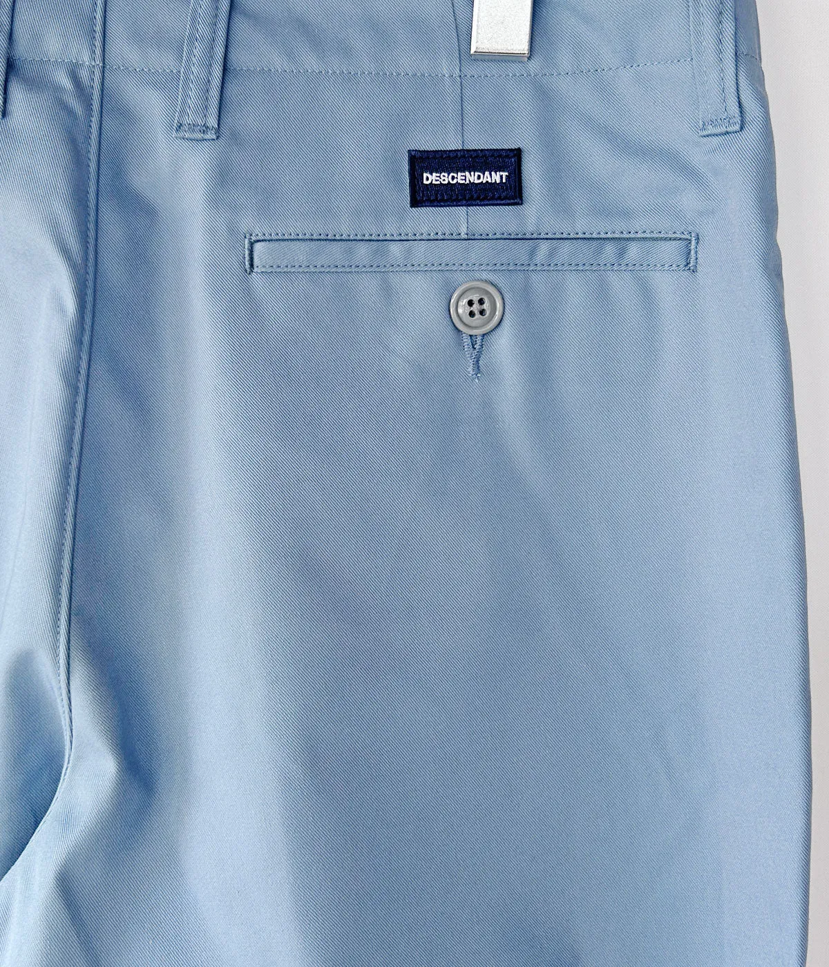 DESCENDANT/DC-6 TC TWILL TROUSERS (BLUE)