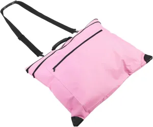 ERINGOGO Bulletin Board Storage Bag The Tote Bag Case Waterproof Duffle Messenger Clear Travel Tote Carry Reusable Tot Pliable Bulletin Boards Art Portfolio Case 600d Polyester Pink