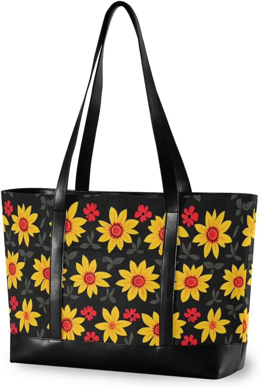 Floral Traditional Mexican Style trendy work bags for women tote with zipper work totes for Travel Gym Vacation with lunch bolsos para mujeres