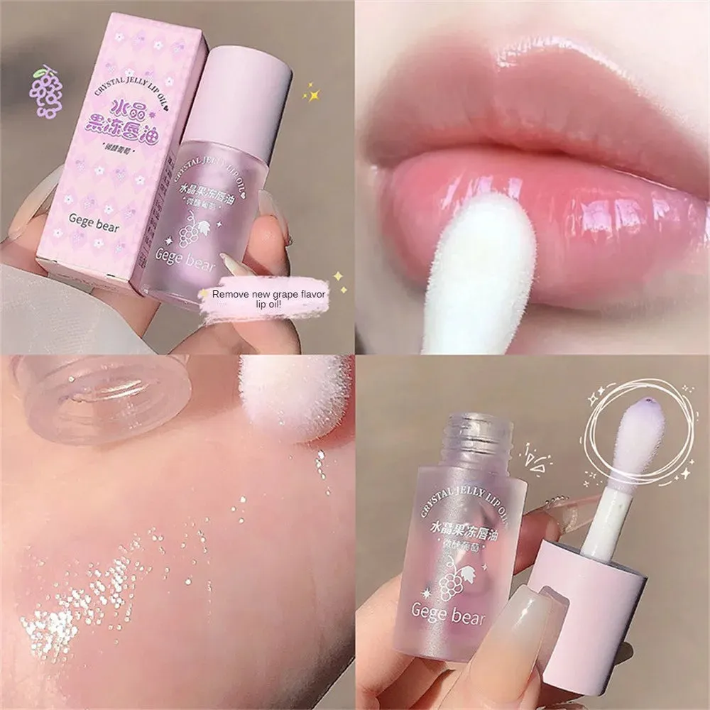 Fruity Crystal Jelly Lip Oil - Hydrating Lip Plumper