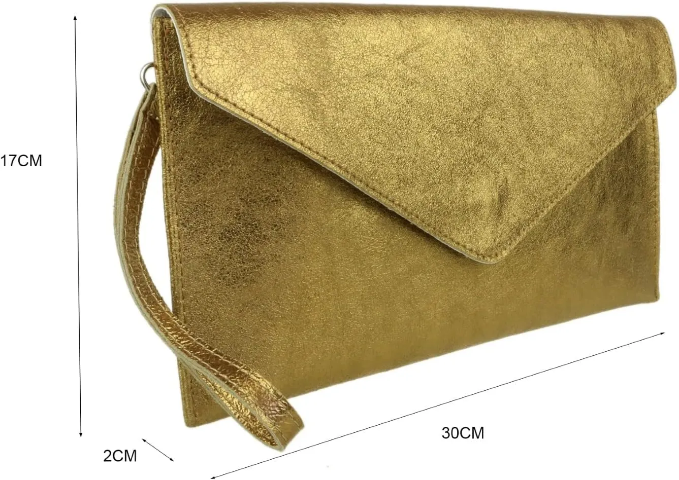 Girly HandBags Womens Plain Italian Genuine Leather Crossbody Tote Bag