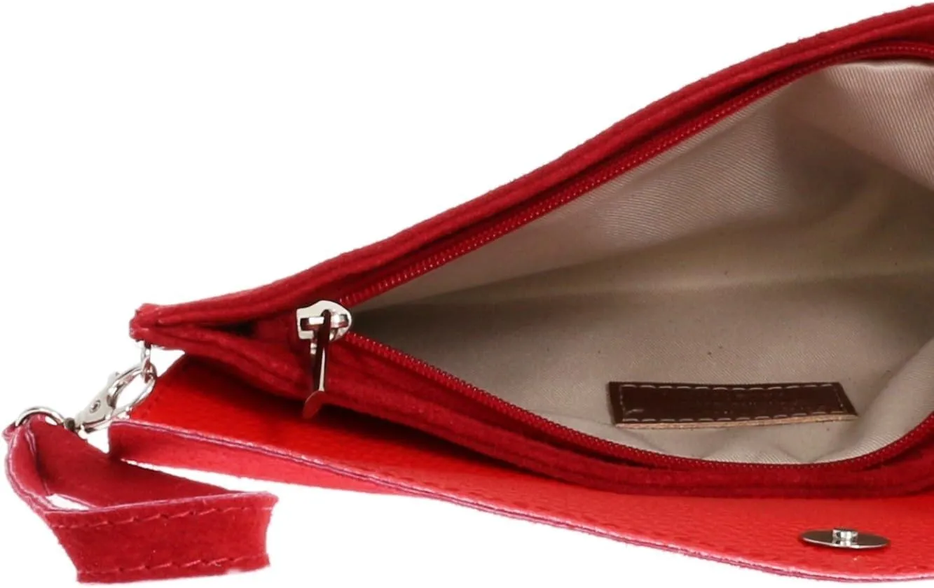Girly HandBags Womens Plain Italian Genuine Leather Crossbody Tote Bag