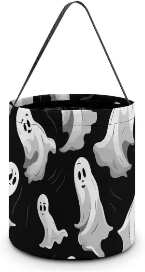 Halloween Tote Candy Bag Halloween Goth Candy Basket Candy Bucket Halloween Party Favors for Kids