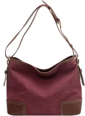 Hobo Bag Canvas Tote Bags Everything Shoulder Bag Hobo Crossbody Bags Canvs Handbag