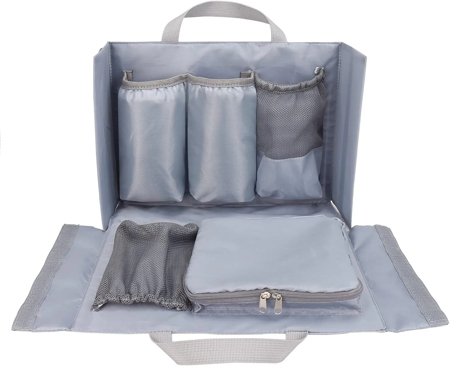 Lmbabter Removable Organizer Insert with Insulated Pocket, Diaper Bag with 6 Total Pockets, Handbag & Tote Bag for Women Mommy Nurse