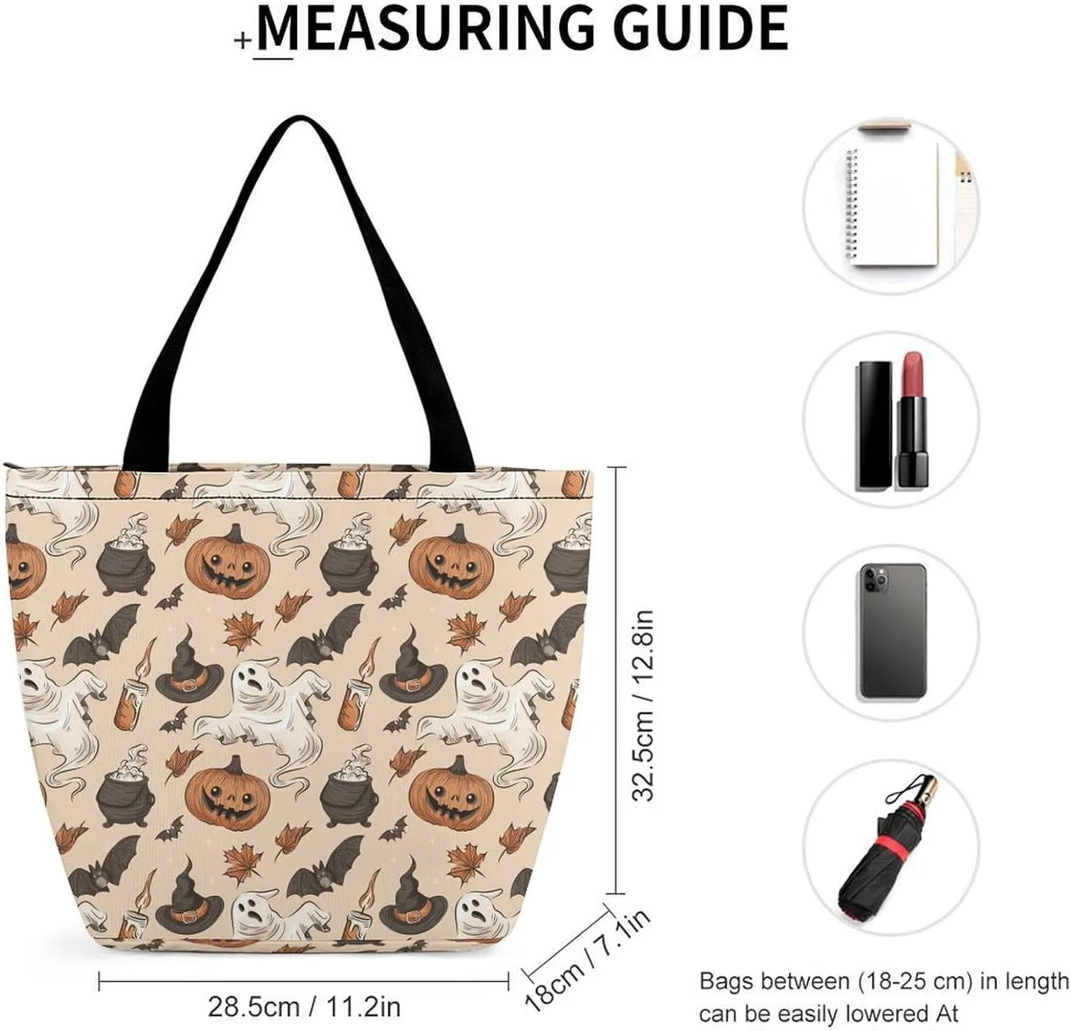 Map Kawaii Hobo Handbags With Zipper Women's Tote Handbags