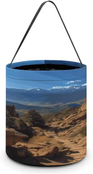 Pikes Peak Colorado Halloween Tote Candy Bag Candy Basket Candy Bucket Gift Bag for Halloween Party