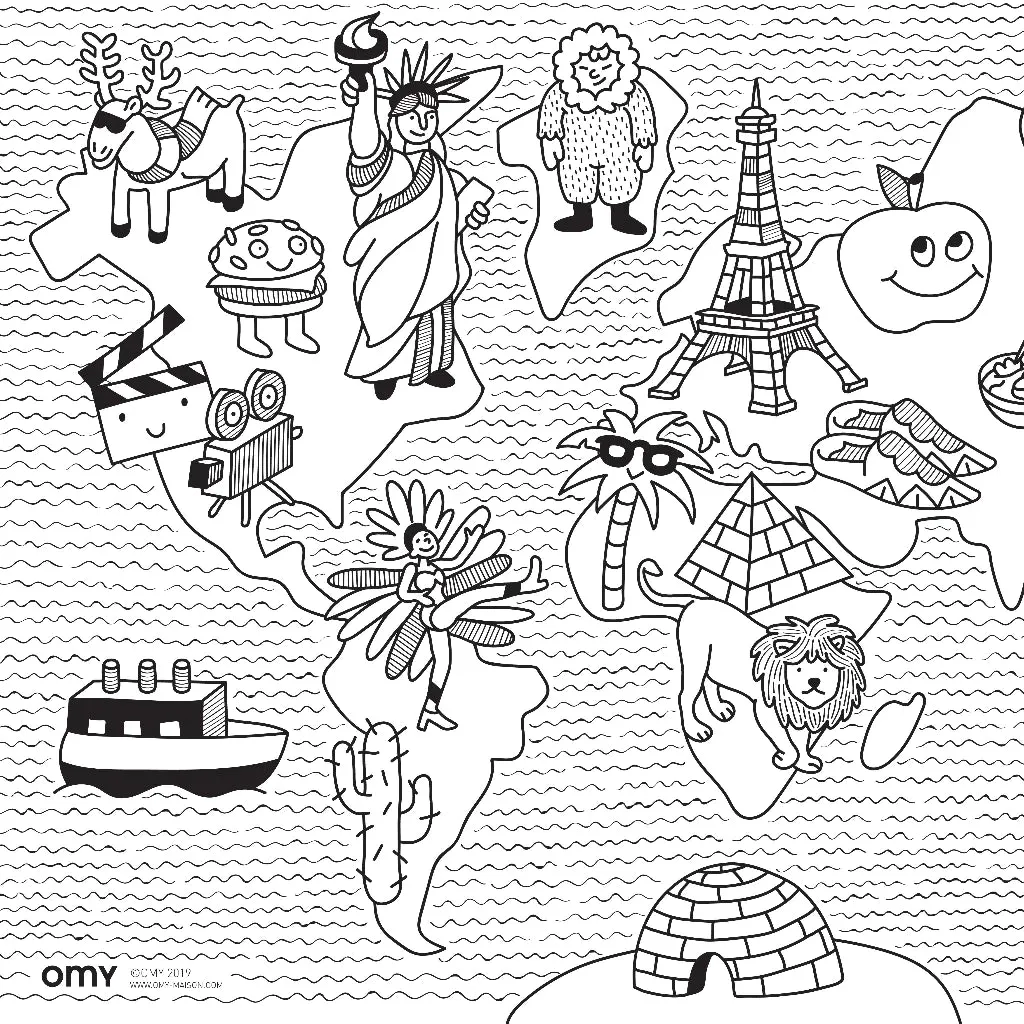 Pocket Colouring (Mini Atlas)