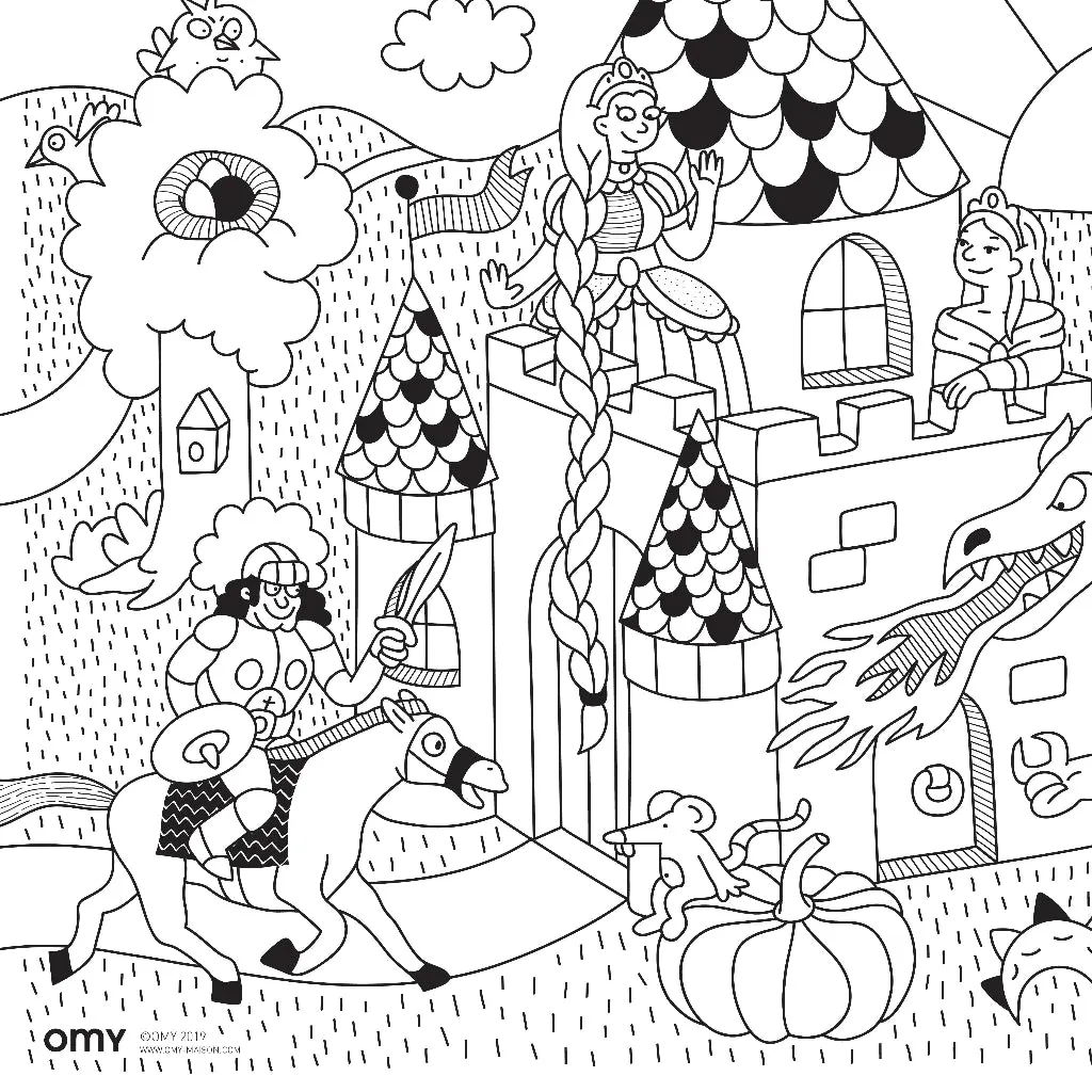 Pocket Colouring (Princesses   Dragon)