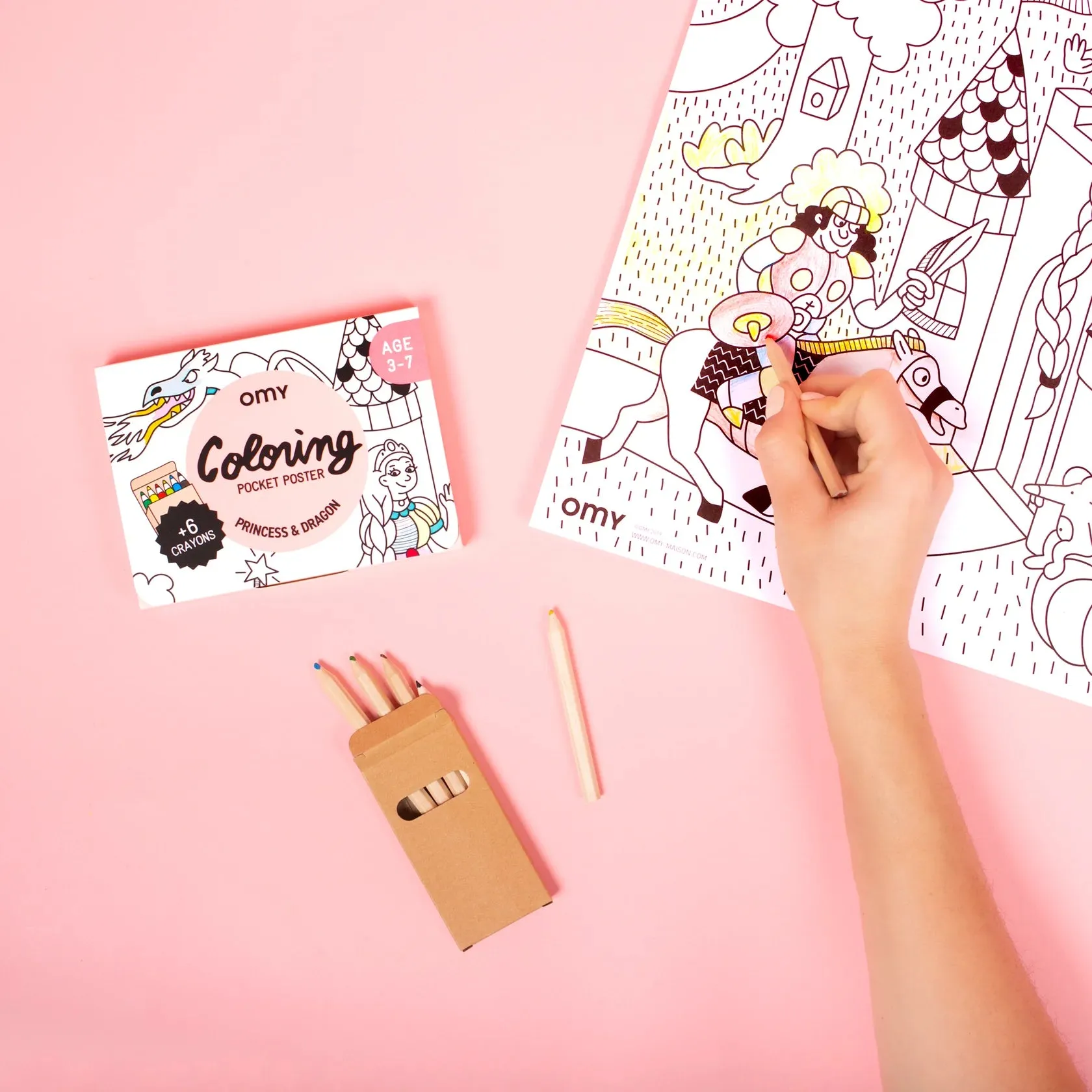 Pocket Colouring (Princesses   Dragon)
