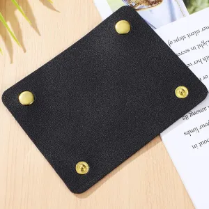 Pu Leather Luggage Handle Wrap Replacement Black Handbag Handle Grip Protectors Soft Purse Strap Cover Suitcase Handle Cover for Wallet