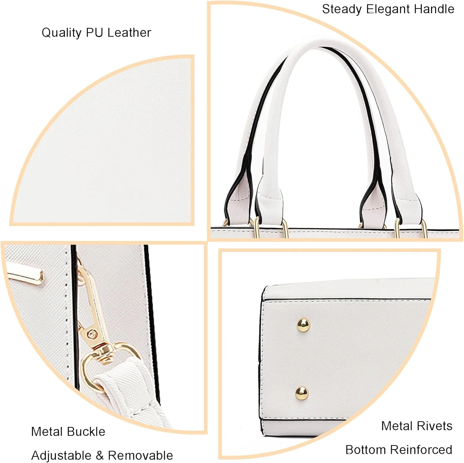 Purses for Women Crossbody Bags for Womens Shoulder Handbags PU Leather Tote Bag Top Handle Purse