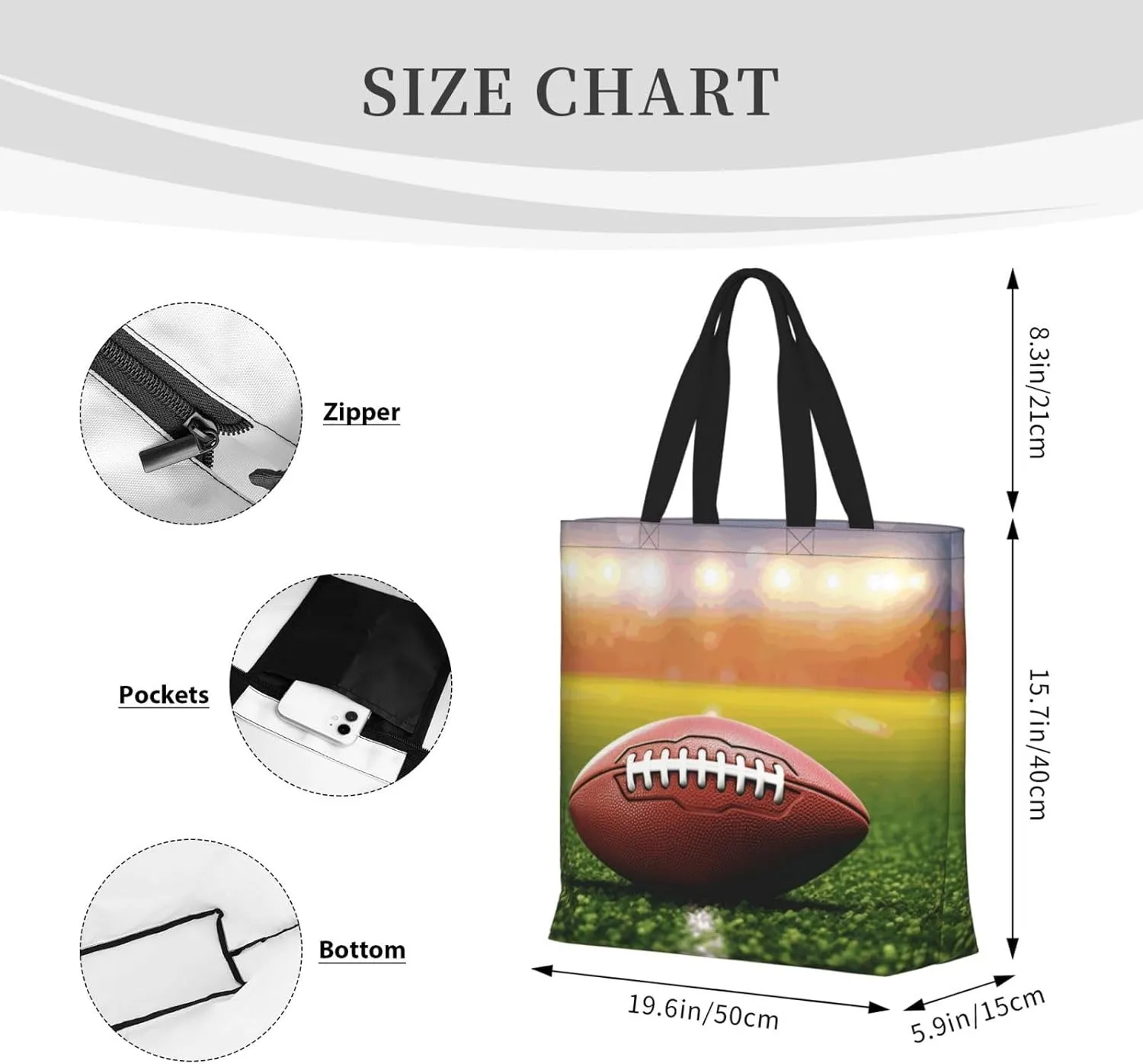 Tote Bag for Women Reusable Grocery Bags Beautiful Butterfly Tote Bag with Inner Pocket Travel Tote for Shopping