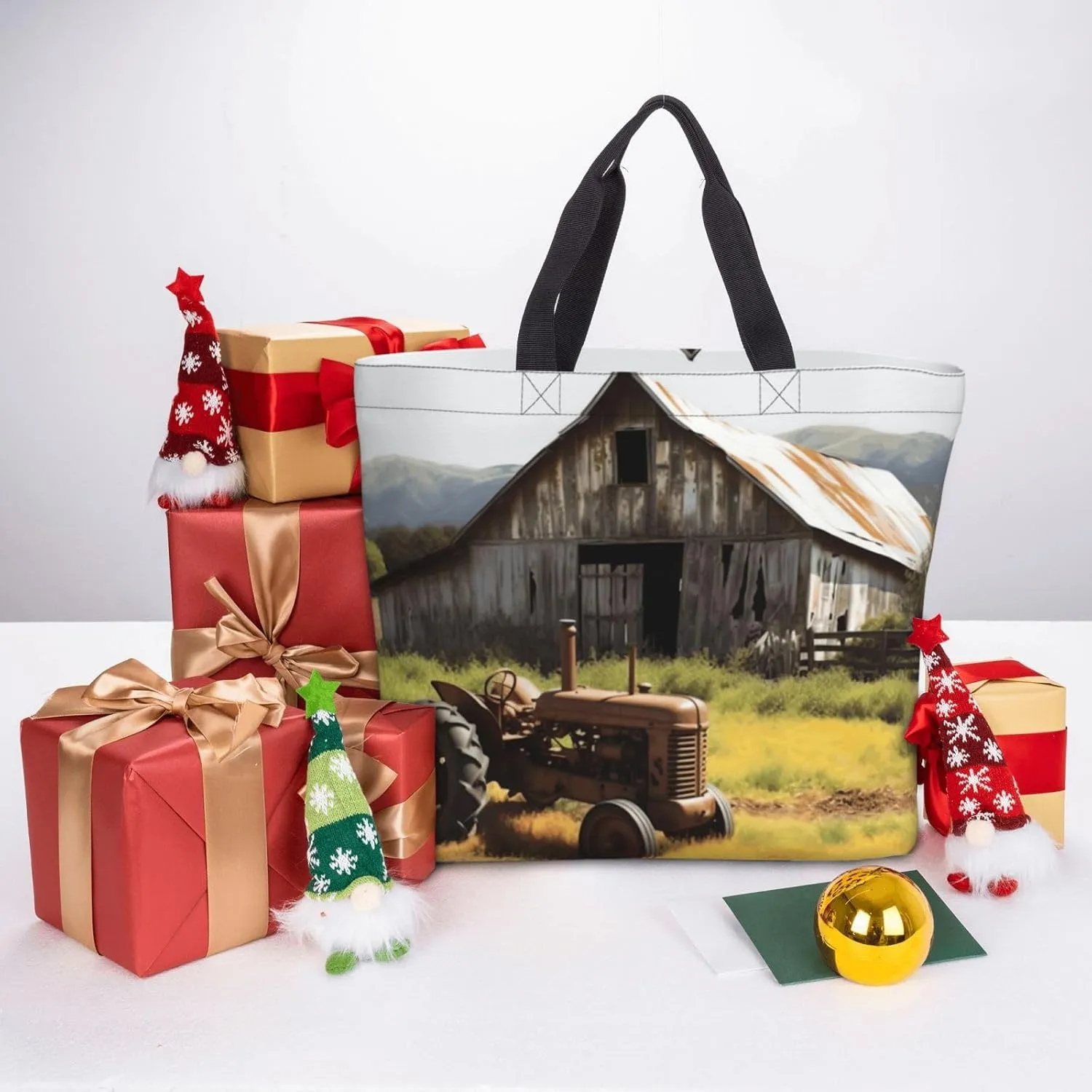Tote Bag for Women Reusable Grocery Bags Owl Tree Branches Tote Bag with Inner Pocket Travel Tote for Shopping