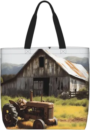 Tote Bag for Women Reusable Grocery Bags Owl Tree Branches Tote Bag with Inner Pocket Travel Tote for Shopping