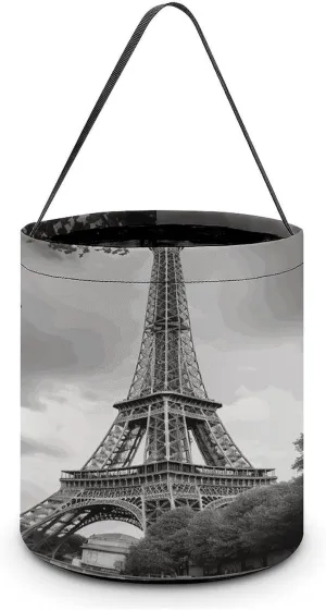 Tower Paris Halloween Tote Candy Bag Candy Basket Candy Bucket Gift Bag for Halloween Party