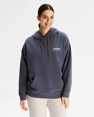 Women's Heritage Logo Slouchy LT BB Hoodie - Mid Navy