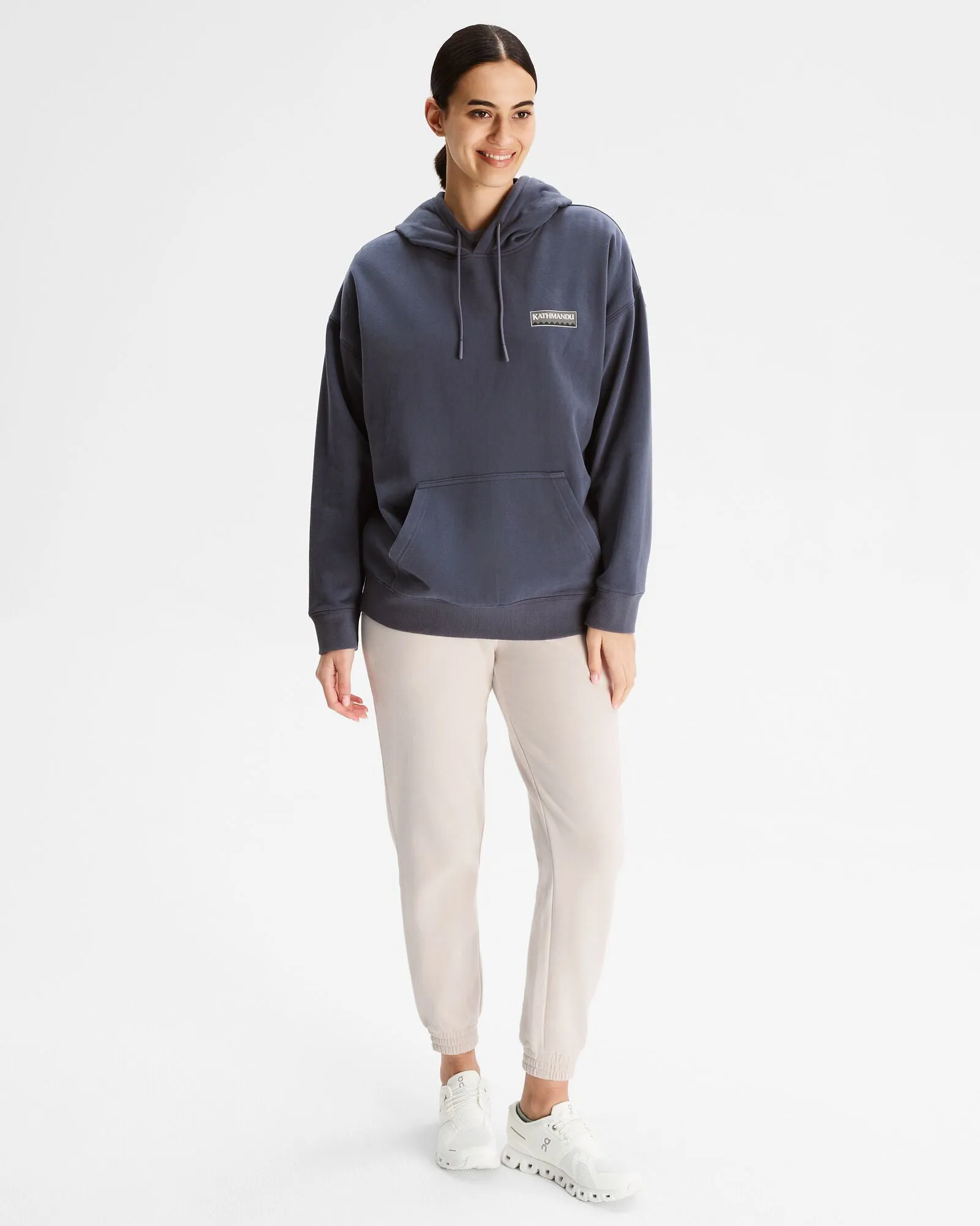 Women's Heritage Logo Slouchy LT BB Hoodie - Mid Navy